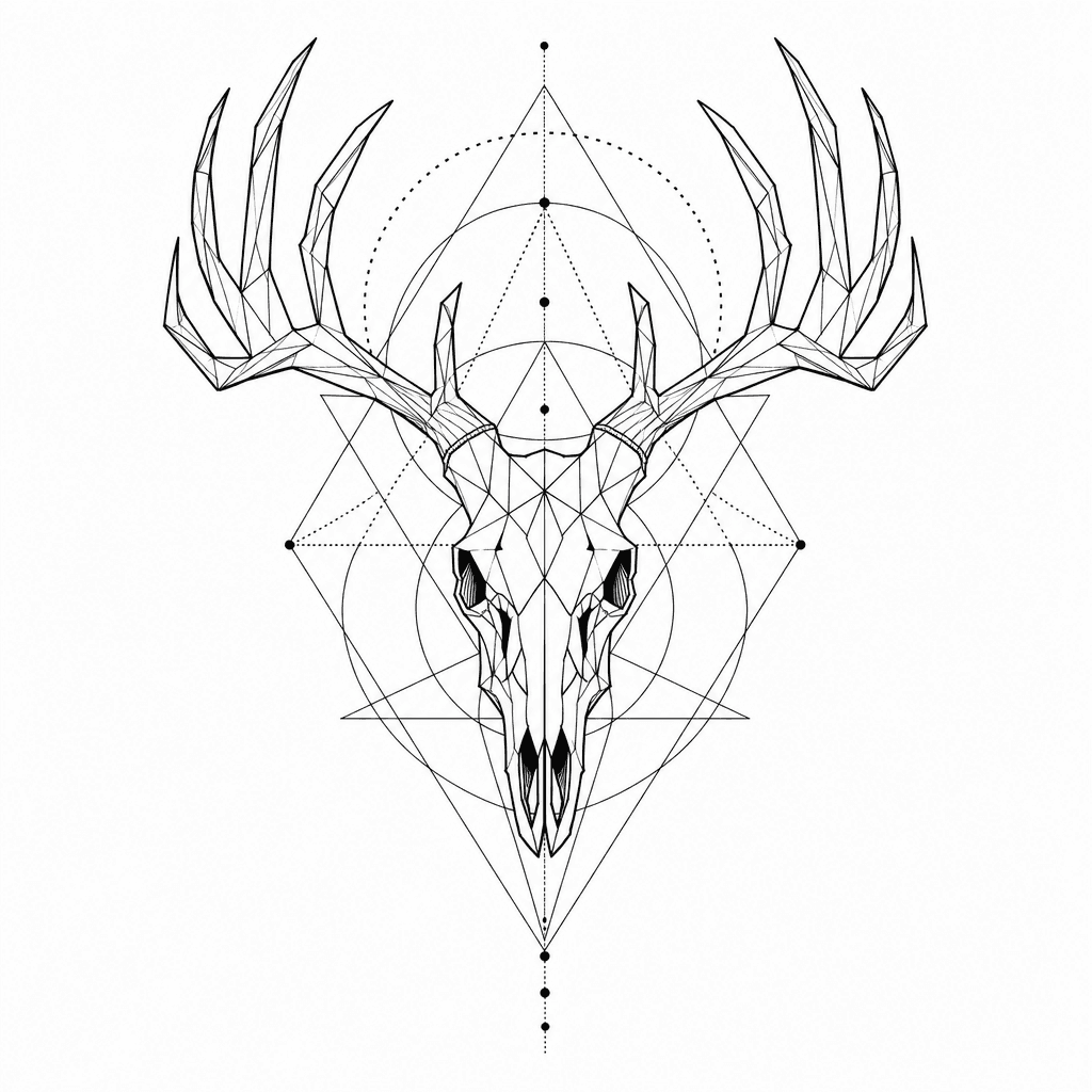 Geometric tattoo example