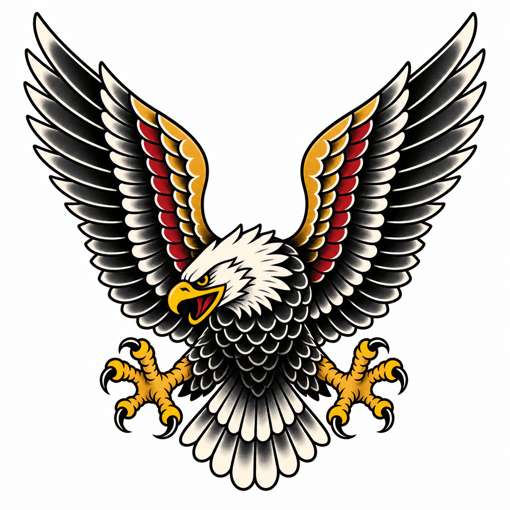 Traditional tattoo example
