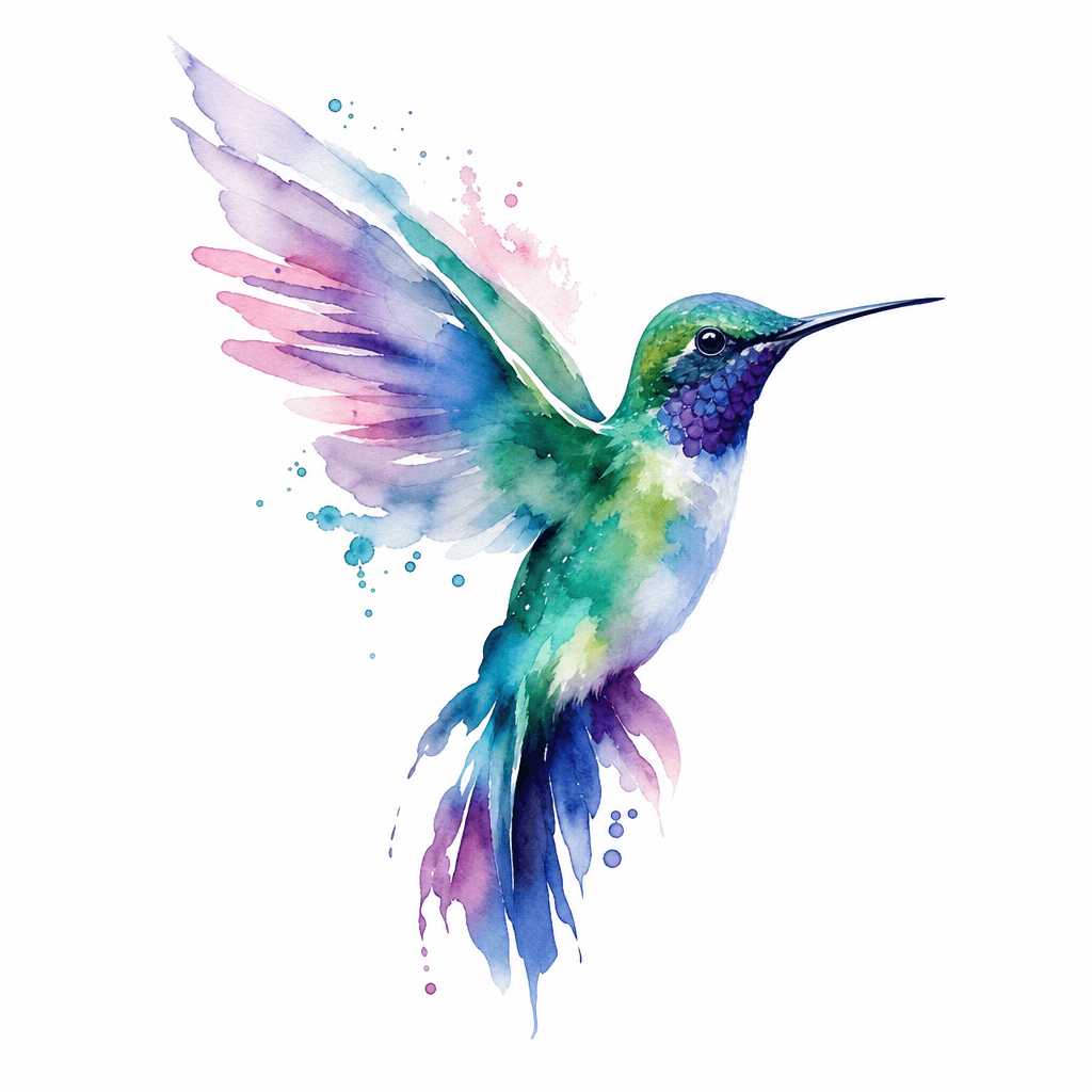Watercolor tattoo example